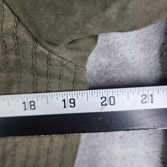 Womens Love Tree Army Green Jacket Button & Full Zip Long Sleeve 100% Cotton M - Picture 9 of 12